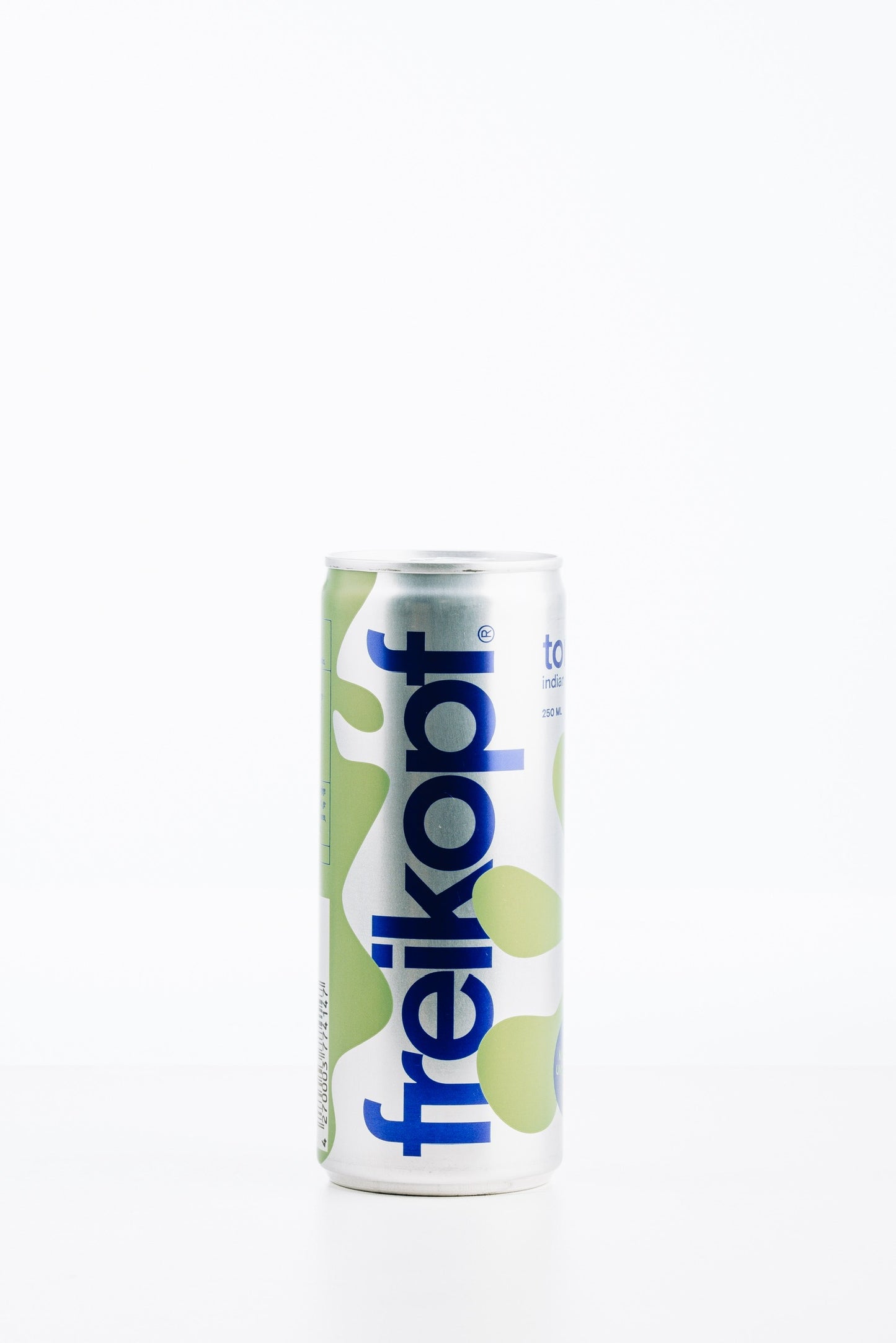 freikopf indian tonic – silberne 250 ml-Dose mit blau-grünem Design, chininhaltiges Tonic Water zum Mixen von alkoholfreien Drinks und Cocktails