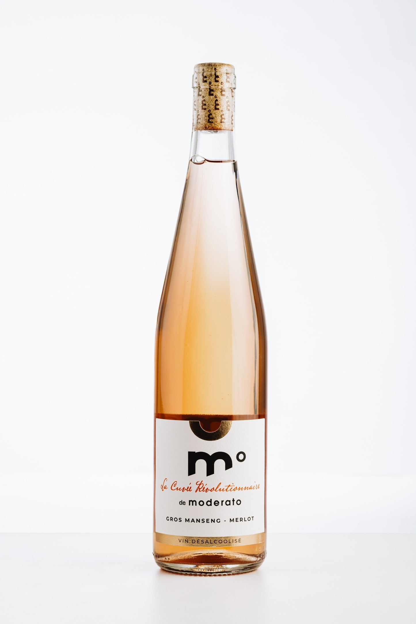 Moderato Cuvée Révolutionnaire Rosé alkoholfrei – frischer Roséwein aus Südwestfrankreich mit roten Beeren und feinem Süße-Säure-Spiel