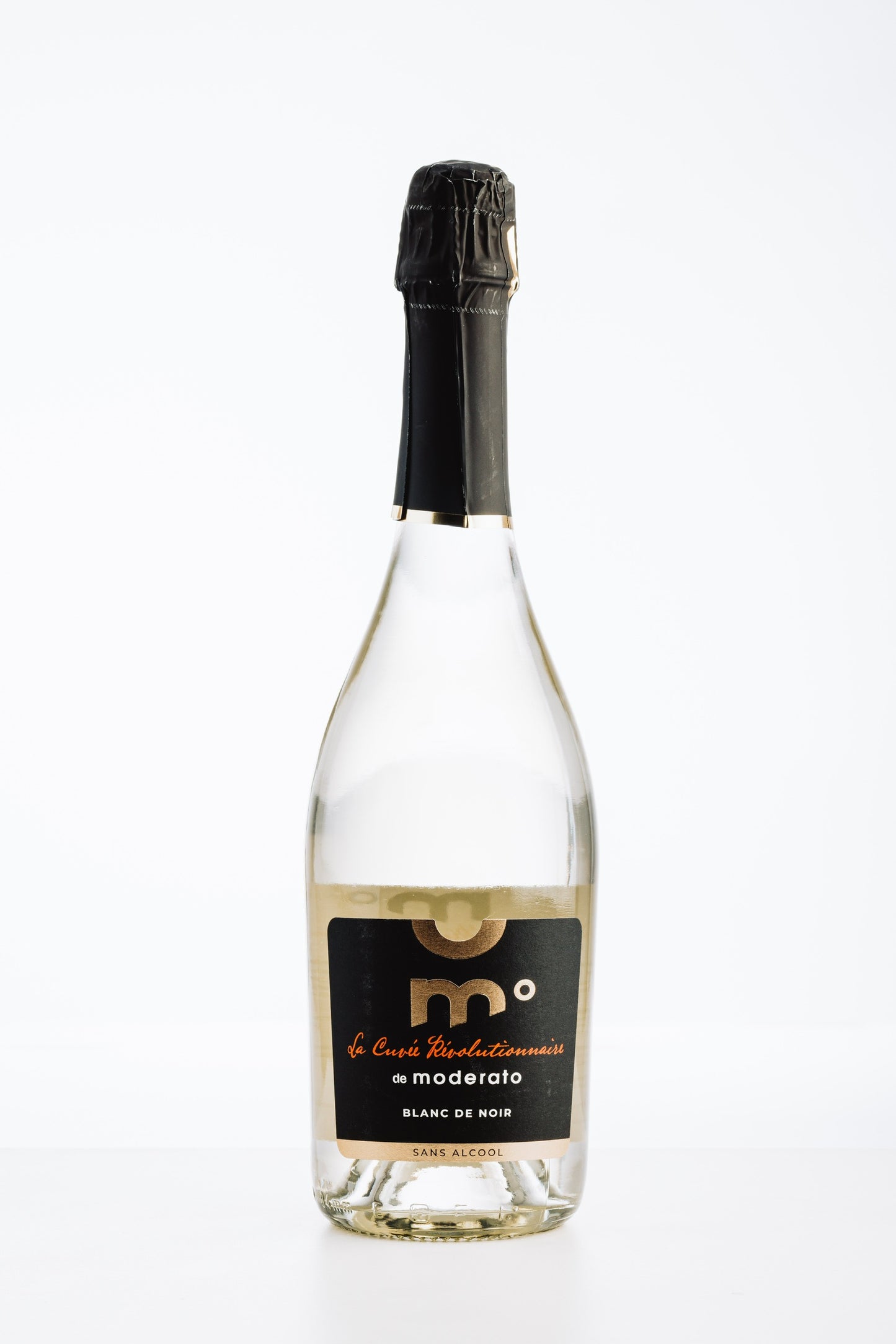 Moderato Blanc de Noir Pétillant alkoholfrei – alkoholfreier Schaumwein aus Südwestfrankreich mit feiner Perlage