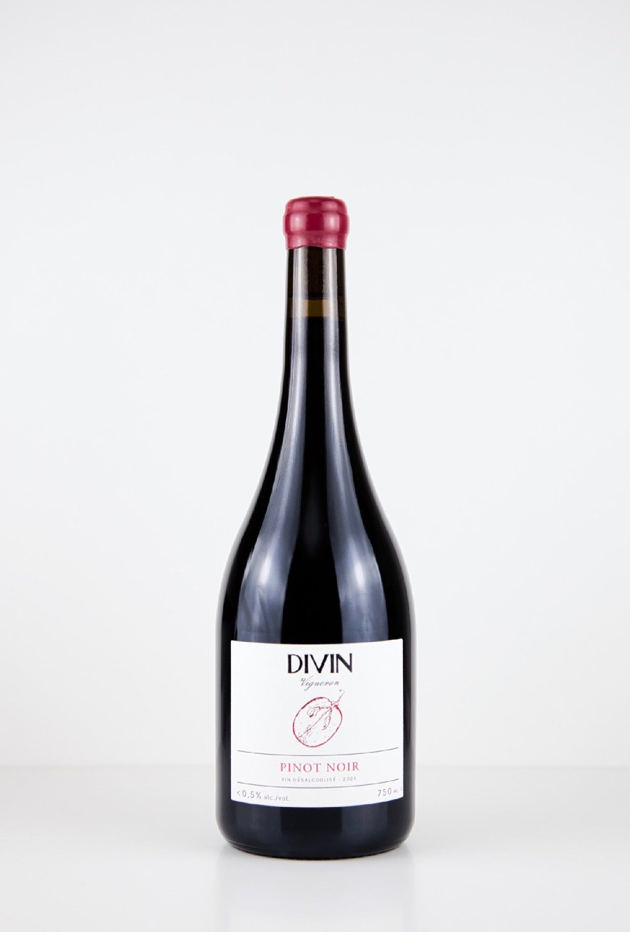 DIVIN Pinot Noir – alkoholfreier Rotwein aus der Loire