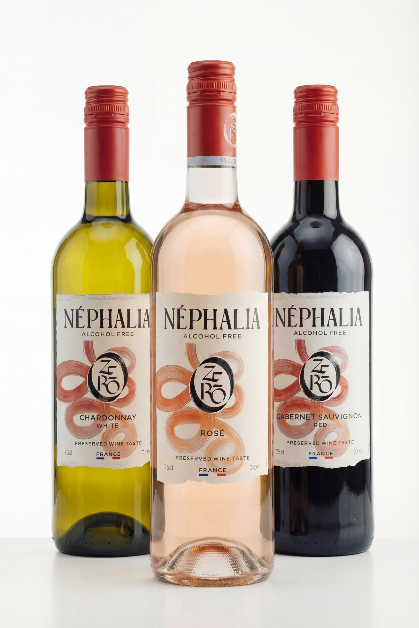 Edition Néphalia – Weiß, Rosé & Rot alkoholfrei (6 Flaschen)