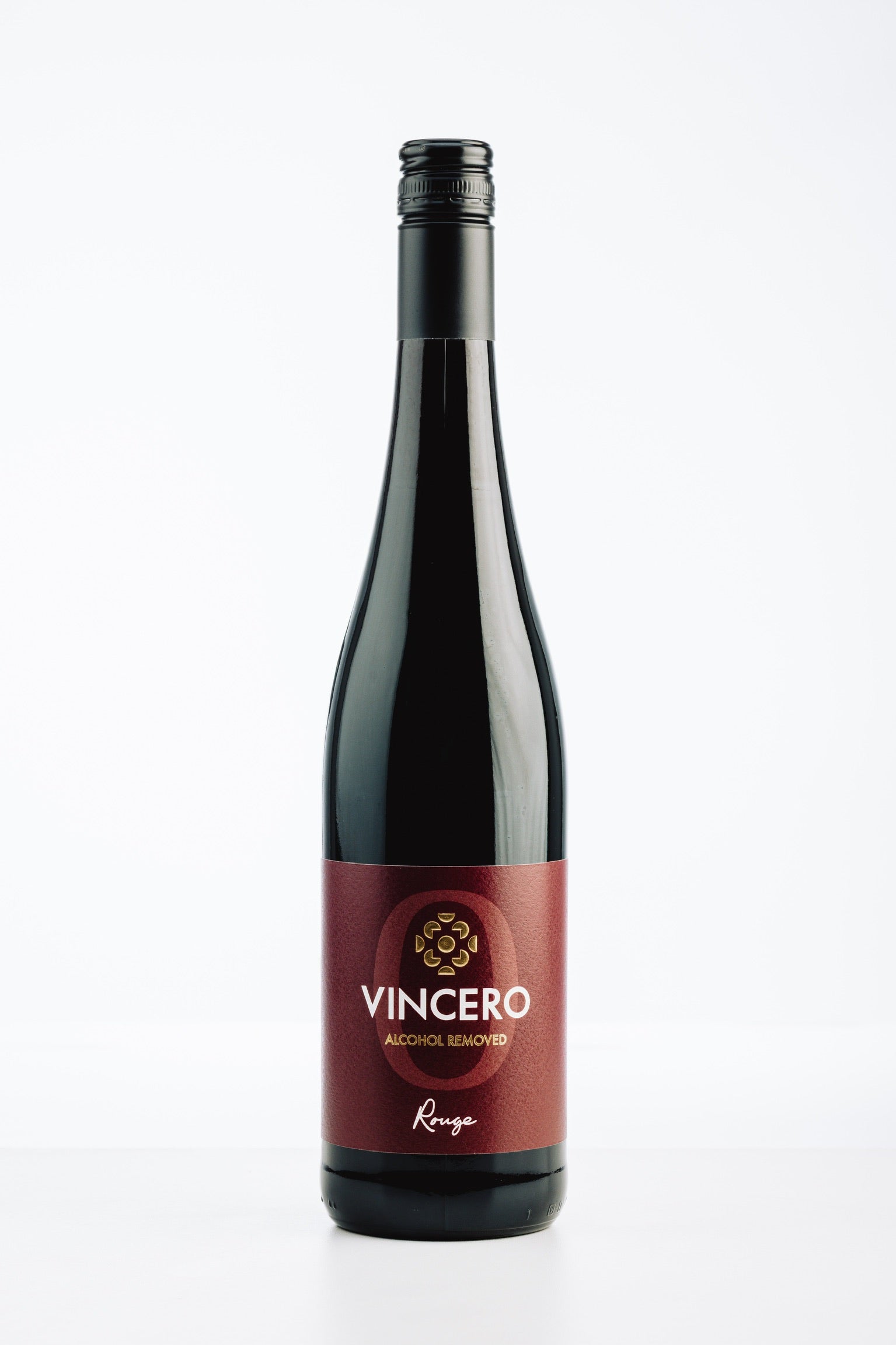 VINCERO Rouge alkoholfrei – rubinroter alkoholfreier Rotwein mit Beerennoten und weichem Abgang