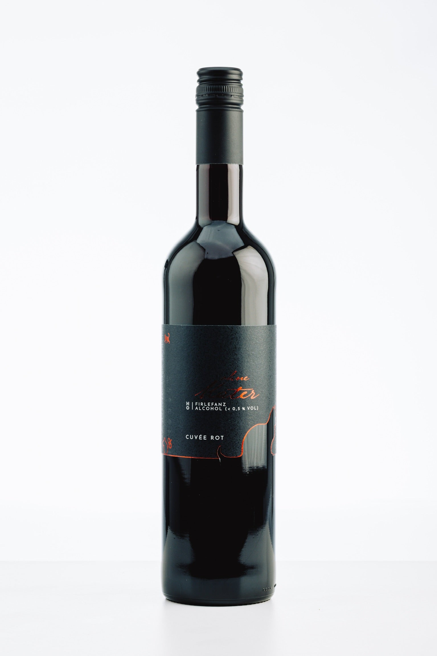 Cuvée Rot ‚ohne Kater‘ alkoholfrei – feinherber, harmonischer deutscher Rotwein für gesellige Abende, alkoholfrei.