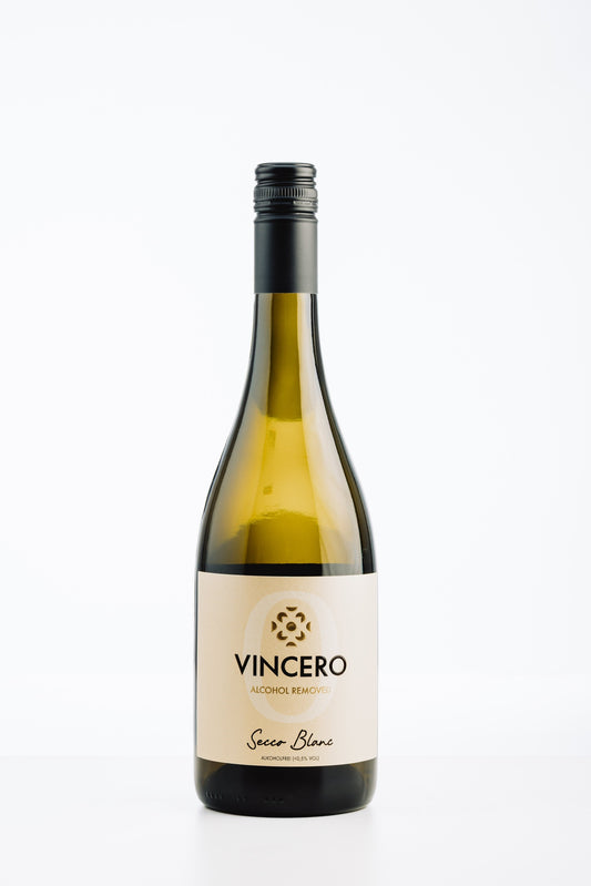 VINCERO Secco Blanc alkoholfrei – alkoholfreier Perlwein mit floraler Frische und feiner Perlage