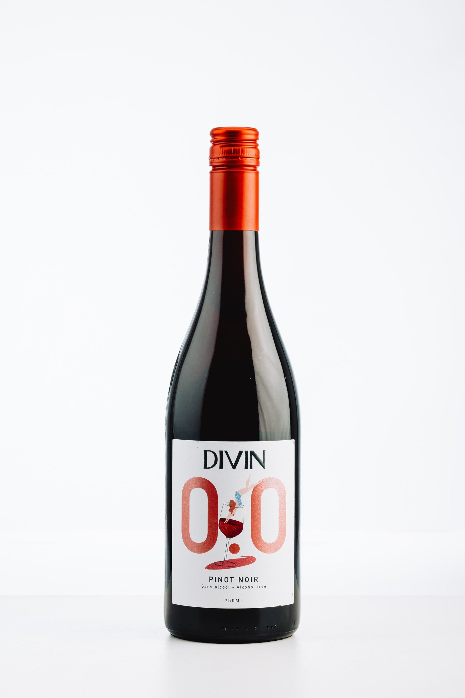 DIVIN Pinot Noir alkoholfrei – eleganter Rotwein aus der Loire mit fruchtigen Noten, dezenter Würze und geschmeidigem Charakter.