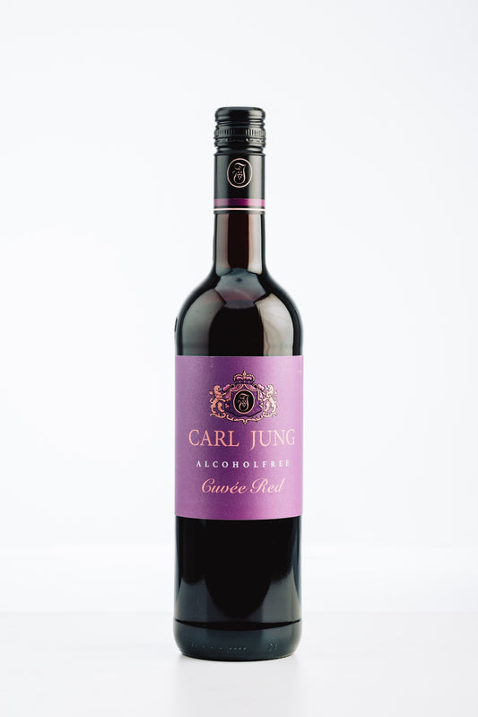 Carl Jung Cuvée Rot alkoholfrei – alkoholfreier Rotwein aus Deutschland mit Beerennoten