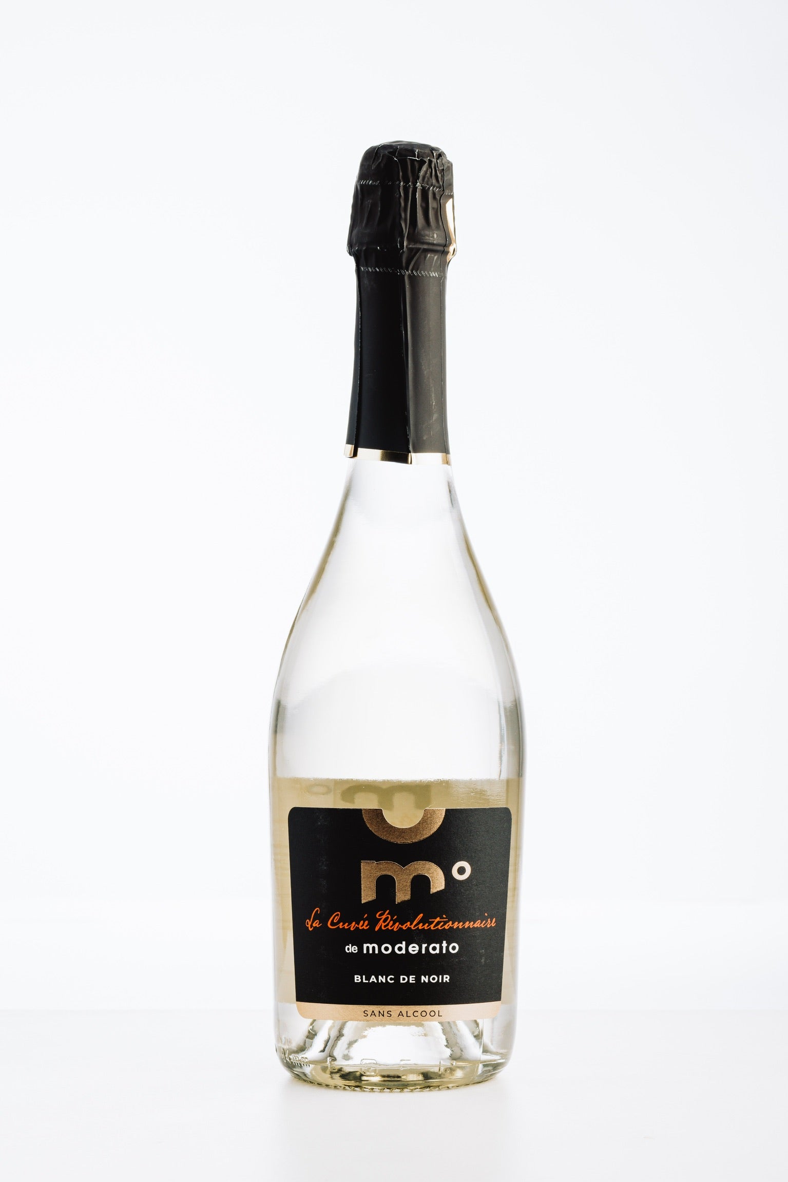 Moderato Blanc de Noir Pétillant alkoholfrei – alkoholfreier Schaumwein aus Südwestfrankreich mit feiner Perlage