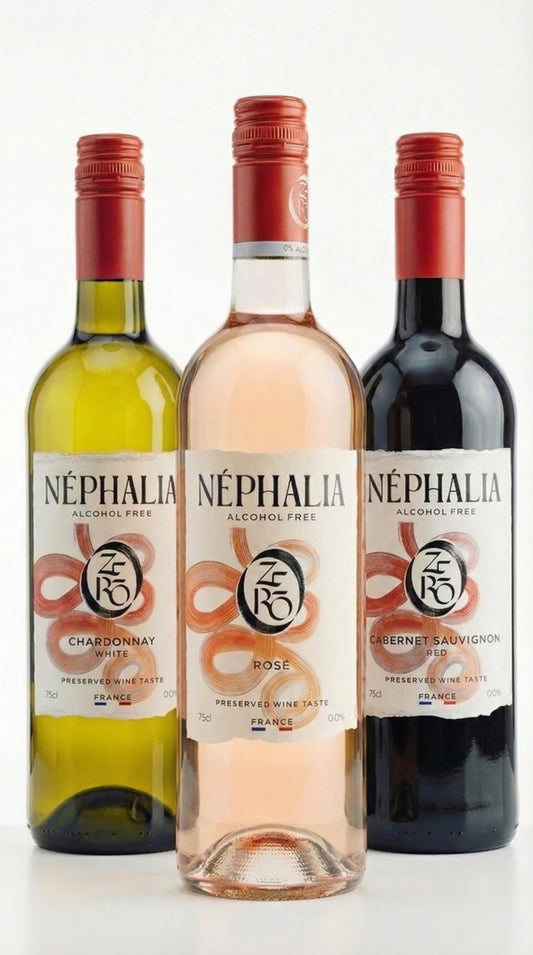 Edition Néphalia – Weiß, Rosé & Rot alkoholfrei (6 Flaschen)
