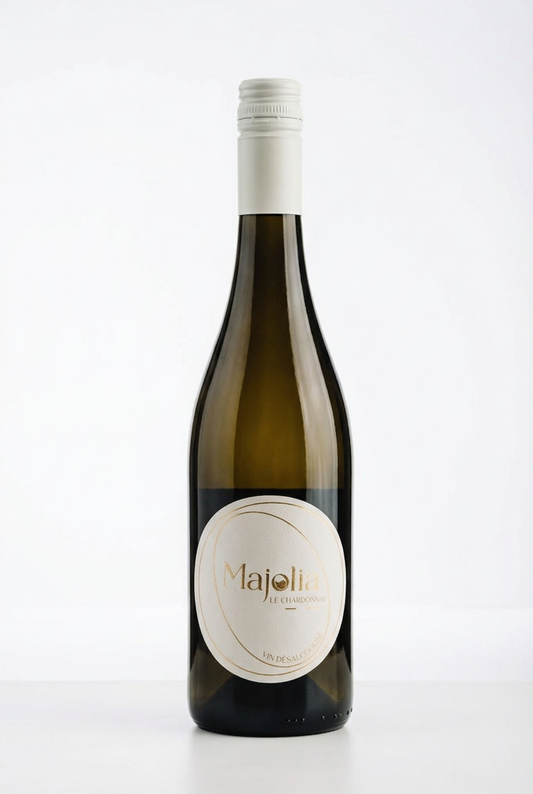 Majolia Le Chardonnay 0% alkoholfreier Weißwein aus Frankreich – Chardonnay alkoholfrei